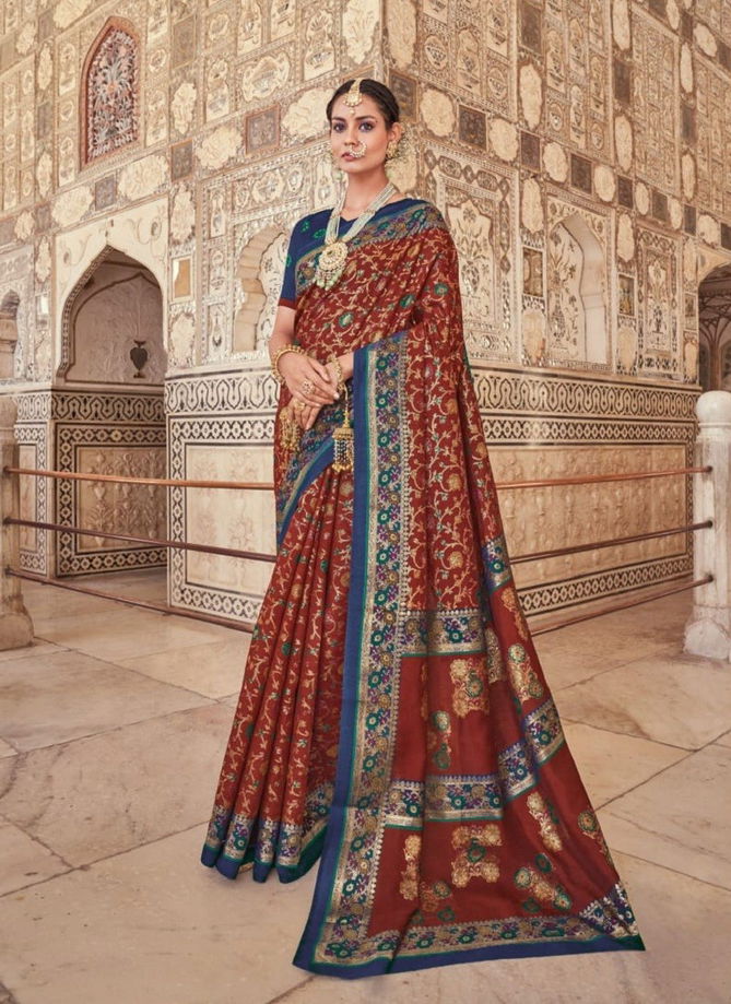 Avantika Silk By Vipul Printed Saree Catalog