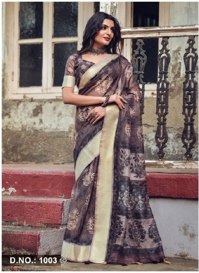 Blossom By Kira Printed Saree Catalog