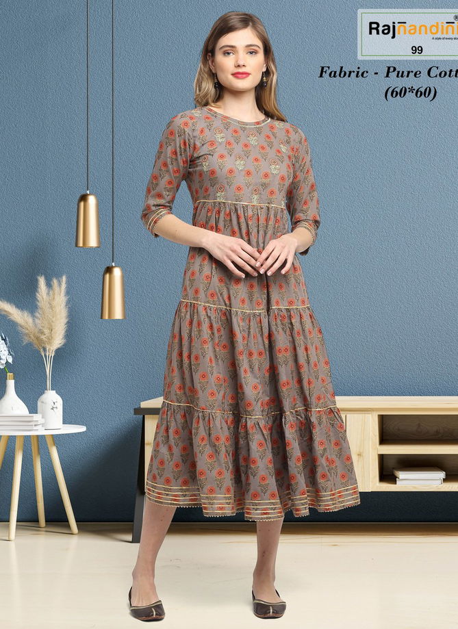 Daisy By Rajnanadini Long Kurti Catalog