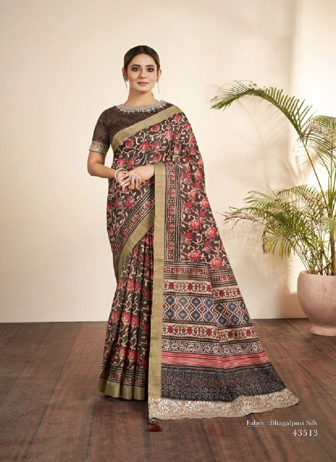 Nirvi By Mahotsav Gajji Silk Printed Saree Catalog