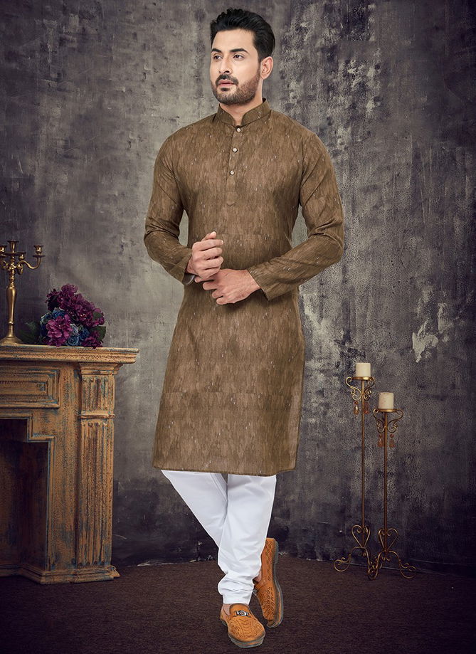 Brown Colour Outluk 105 Function Wear Wholesale Kurta Pajama 105001