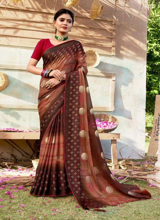 Pragya By 5D Chiffon Saree Catalog