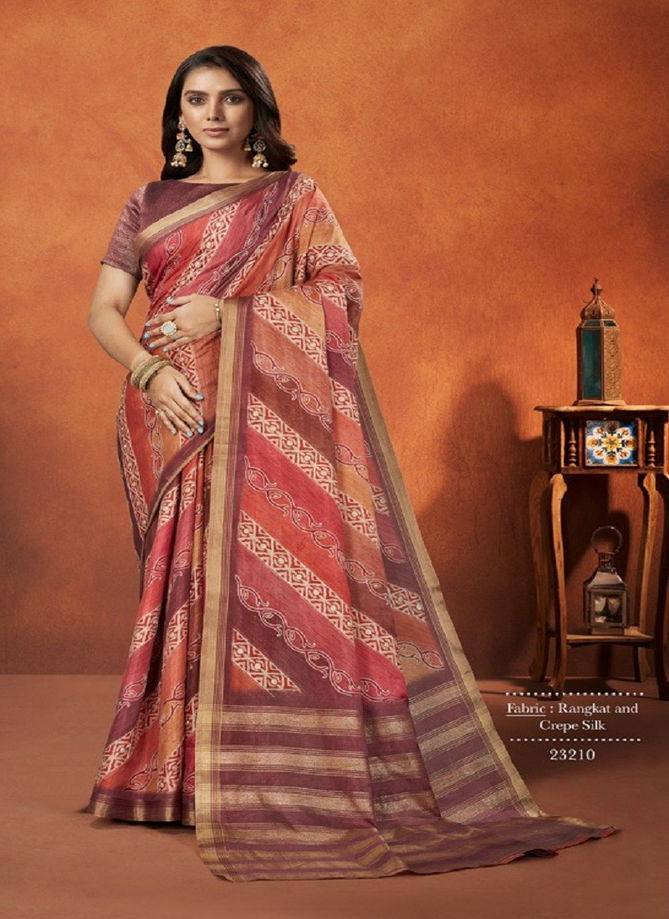 Saachi By Mahotsav Crepe Silk Festive Wear Designer Saree Catalog