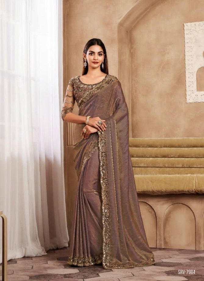 Sarvaratna By TFH Heavy Designer Party Wear Saree Wholesale In Delhi