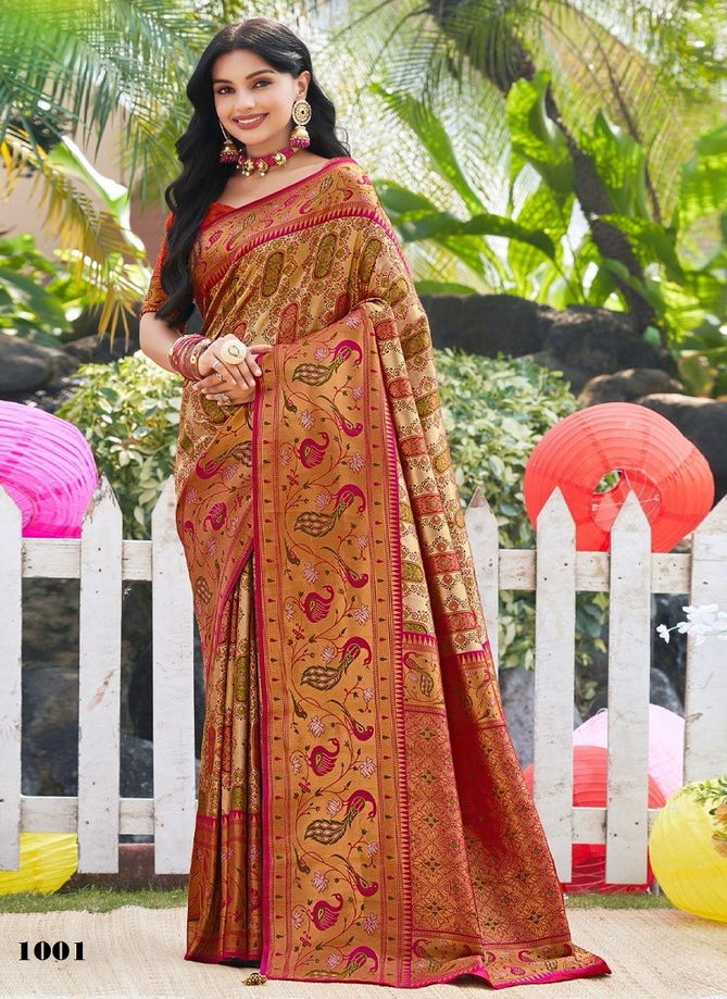 Vaibhavi Silk Vol 04 By Sangam kanjivaram Silk Designer Saree Catalog