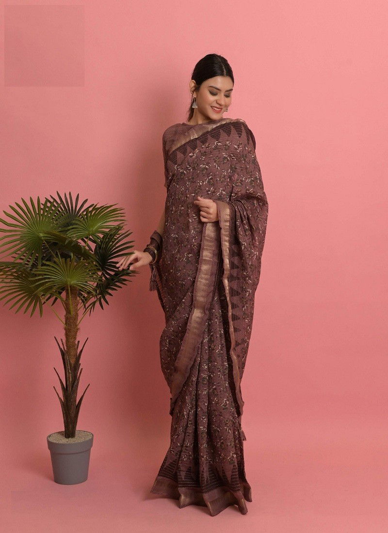 Golden Knots By Ashima Cotton Saree Catalog