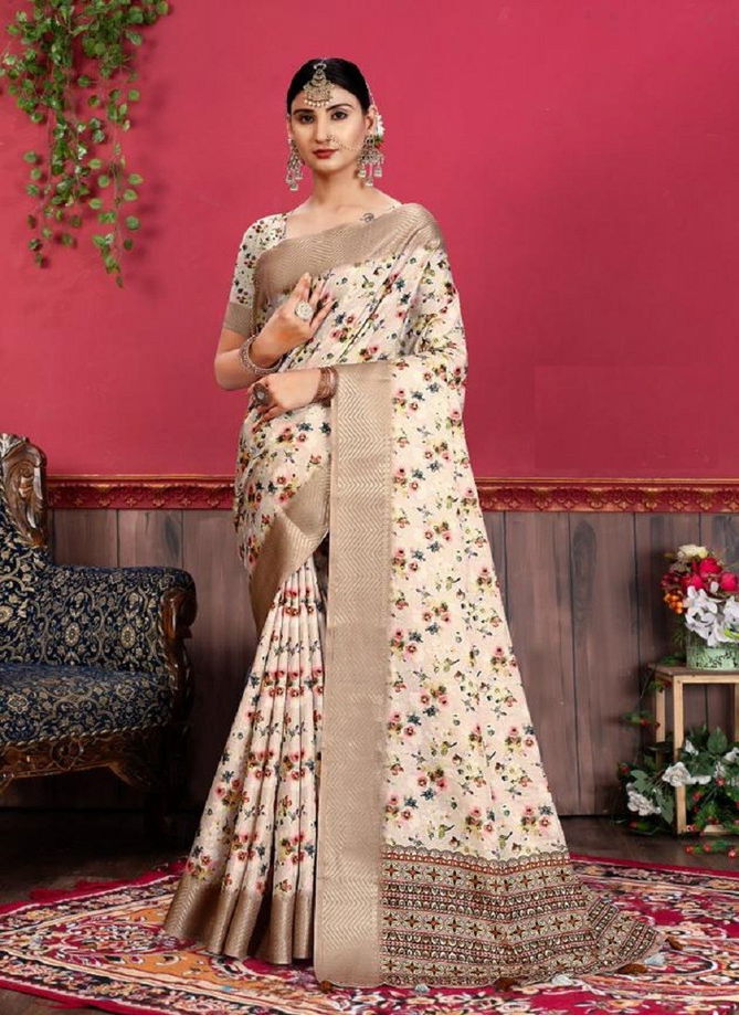 Brown Heritage Digital Vol 10 By Mintorsi Printed Sarees Catalog 1006