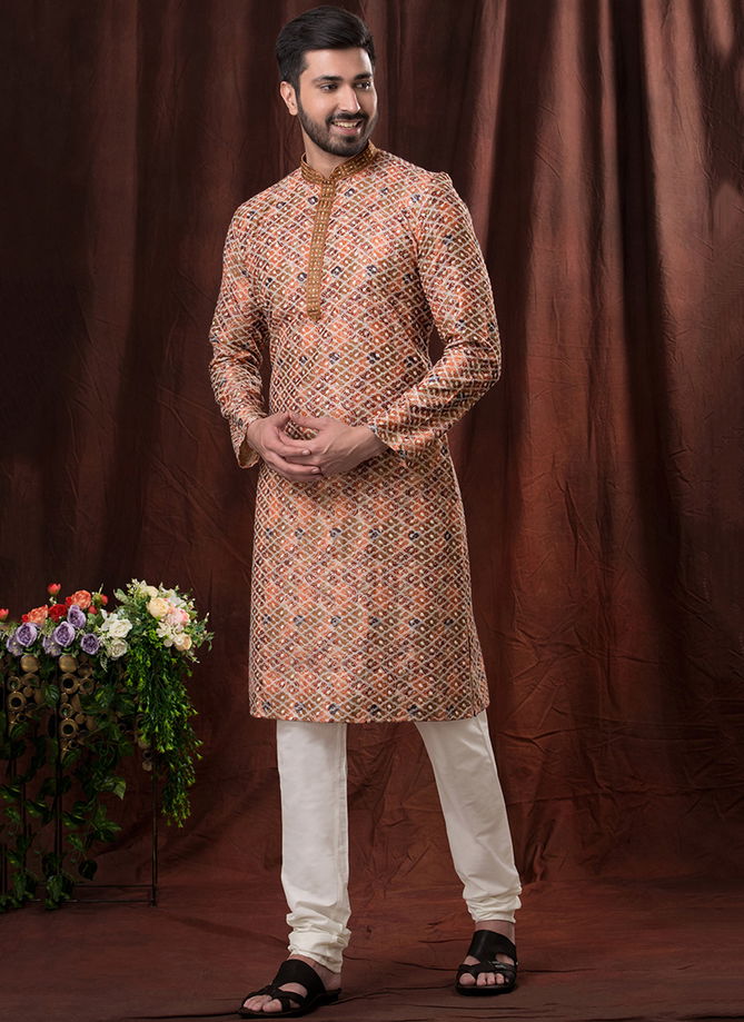 Brown Plitvic By Styleroof Function Wear Kurta Pajama Catalog 1554 10