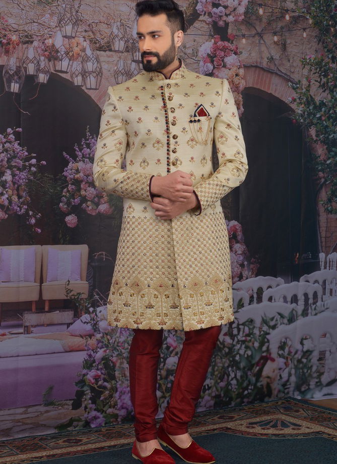 New Heavy Wedding Wear Wholesale Sherwani Collection