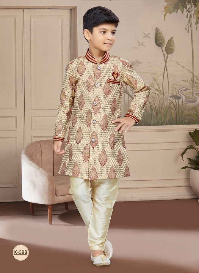 Kids Vol 4 Boys Wear Kurta Pajama And Indo Western Catalog