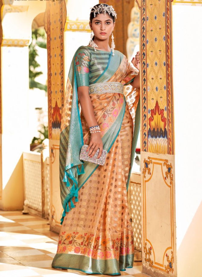 Sanskriti The Fabrica Wedding Wear Wholesale Printed Sarees Catalog