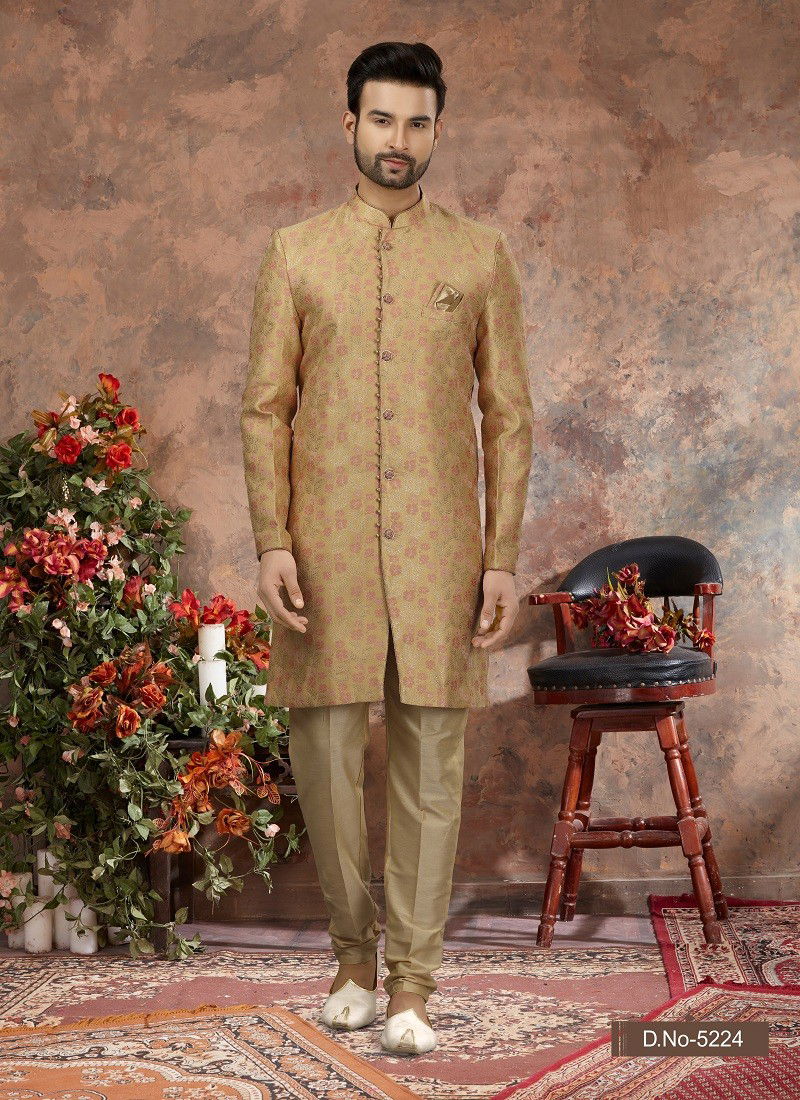 Vol 11 Wedding Wear Mens Indo Western Suppliers In India