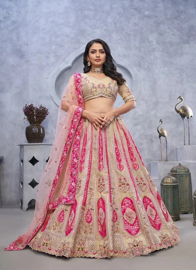 KF 22 To KF 415 By Kesar Fab Ocassion Wear Designer Lehenga Choli Wholesale Online