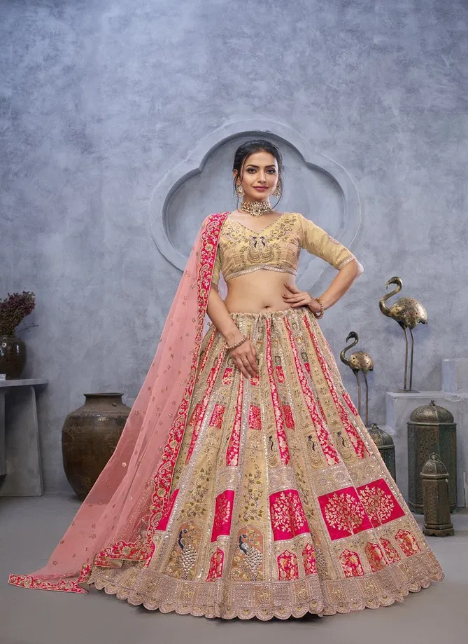 KF 22 To KF 415 By Kesar Fab Ocassion Wear Designer Lehenga Choli Wholesale Online