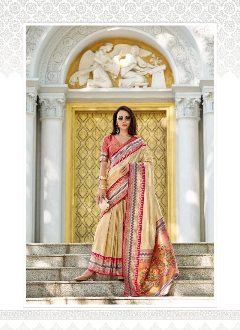 Rajmata By Rajpath Tissue silk Designer Wear Saree Wholesale Market In Surat