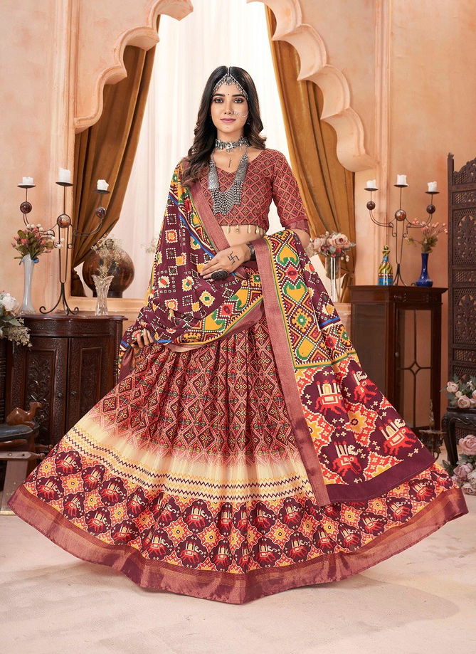 SS GS3266 To GS3273 Navratri Special Silk Cotton Lehenga Choli Orders In India