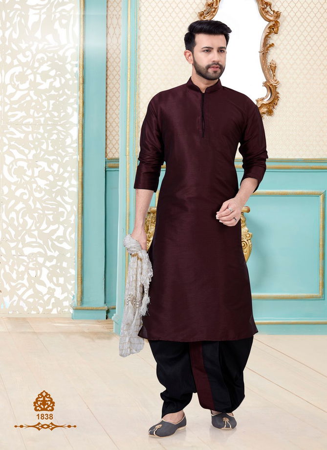 Festival Wear and Party Wear Eid and Diwali Special Designer Dupion Silk Kurta Pajama Collections