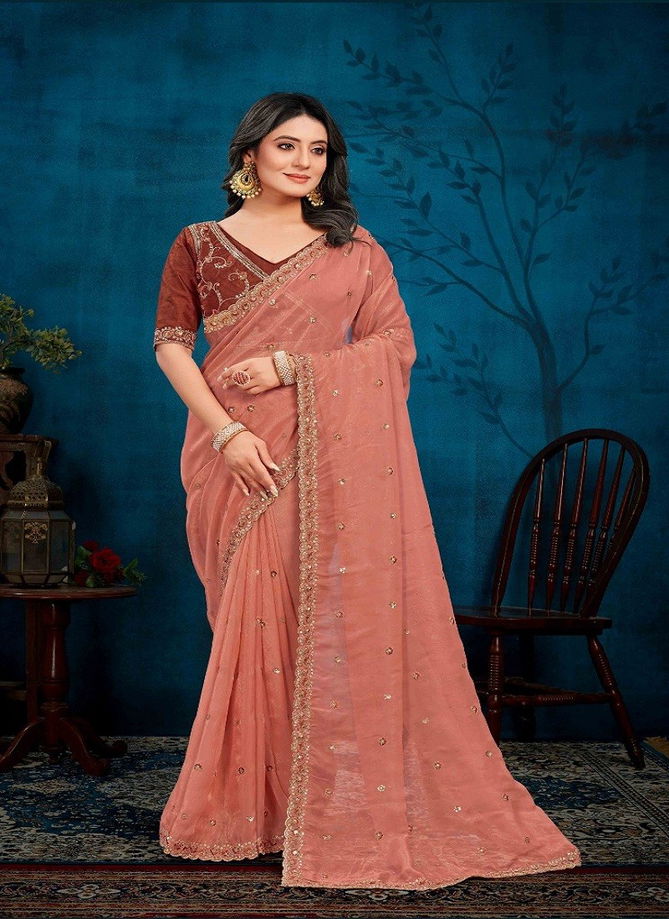 Kaira By Pal Fashion Silk Party Wear Designer Saree Catalog