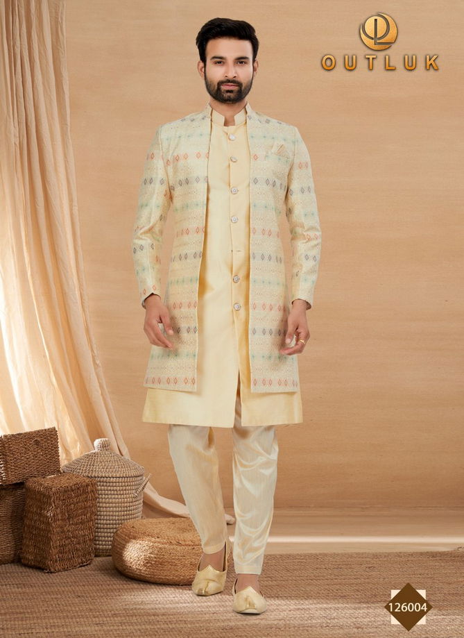 Outluk Vol 126 Mens Indo Western and Sherwani Catalog