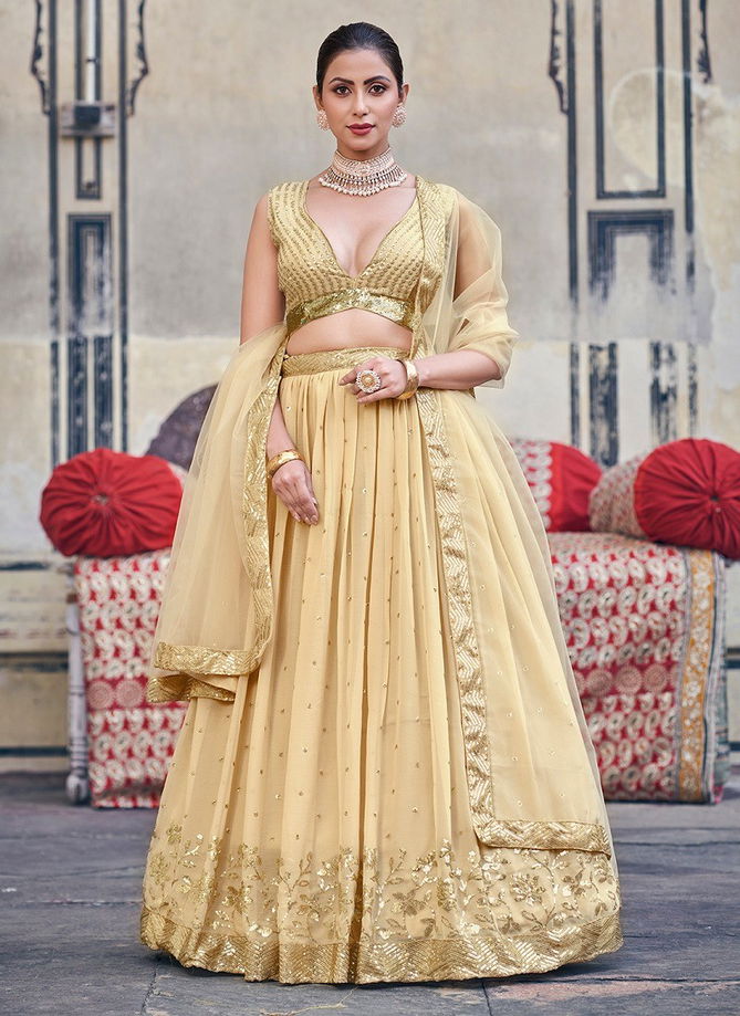 SS 168 Wedding Wear Georgette Lehenga Choli Wholesale Shop In Surat