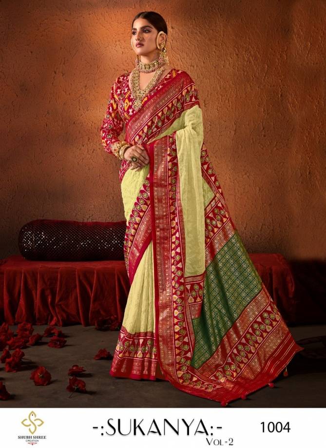 Sukanya Vol 2 By Shubh Shree Georgette Silk Chickankari Saree Wholesale Online