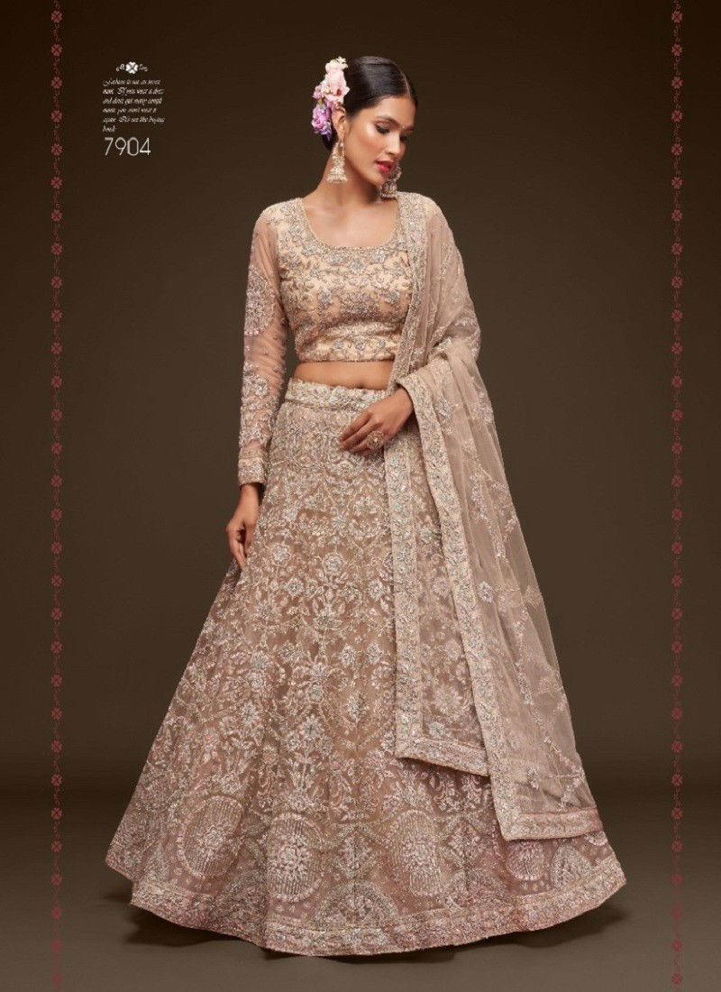 The Shimmers Vol 1 By Zeel 7901 To 7909 Series Designer Lehenga Choli Wholesale Online