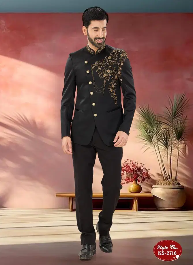 1652 Designer Party Wear Mens Jodhpuri Suits Wholesale Price In Surat