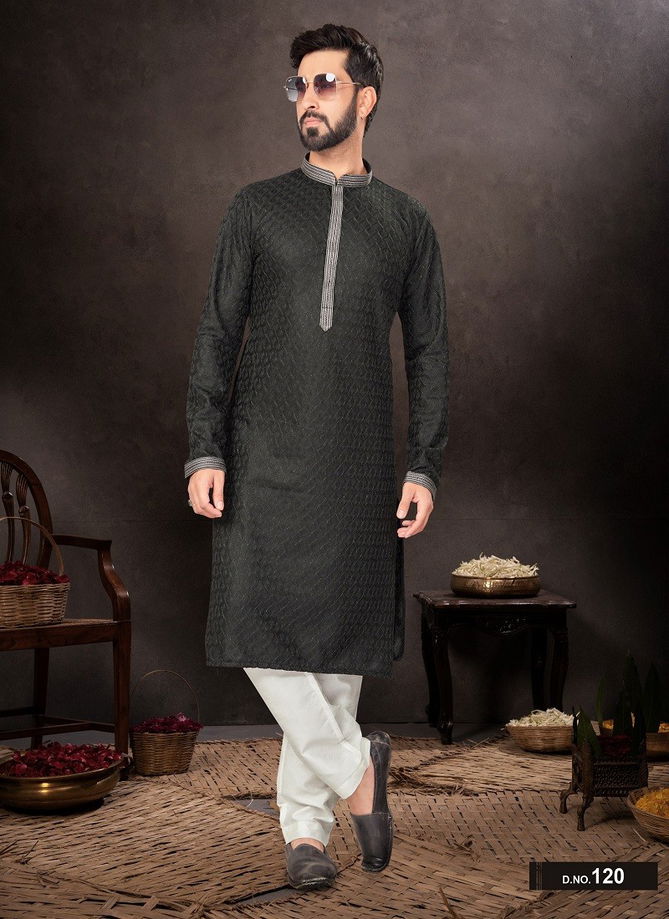 GS Fashion Wedding Mens Wear Designer Kurta Pajama Wholesale Market In Surat