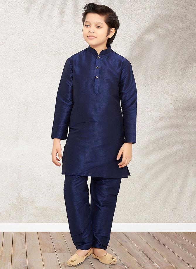 Dark Blue Ethnic Wear Wholesale Boys Wear Catalog 223