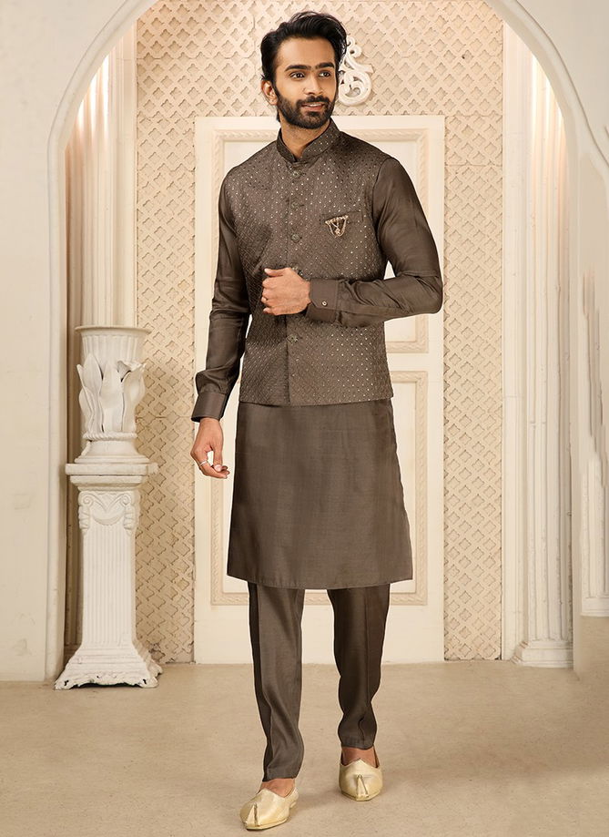 Ethnic Wear Exclusive Wholesale Kurta Pajama With Jacket Collection