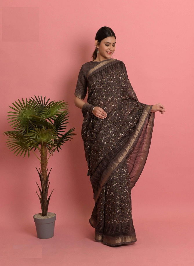 Golden Knots By Ashima Cotton Saree Catalog