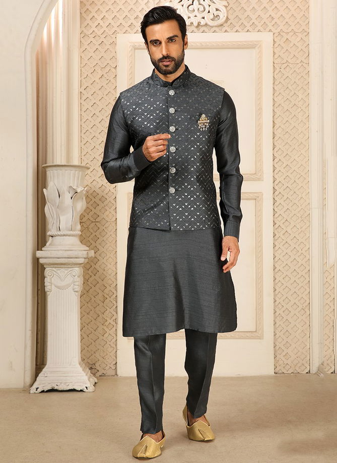 Festival Wear Wholesale Kurta Pajama With Jacket Collection