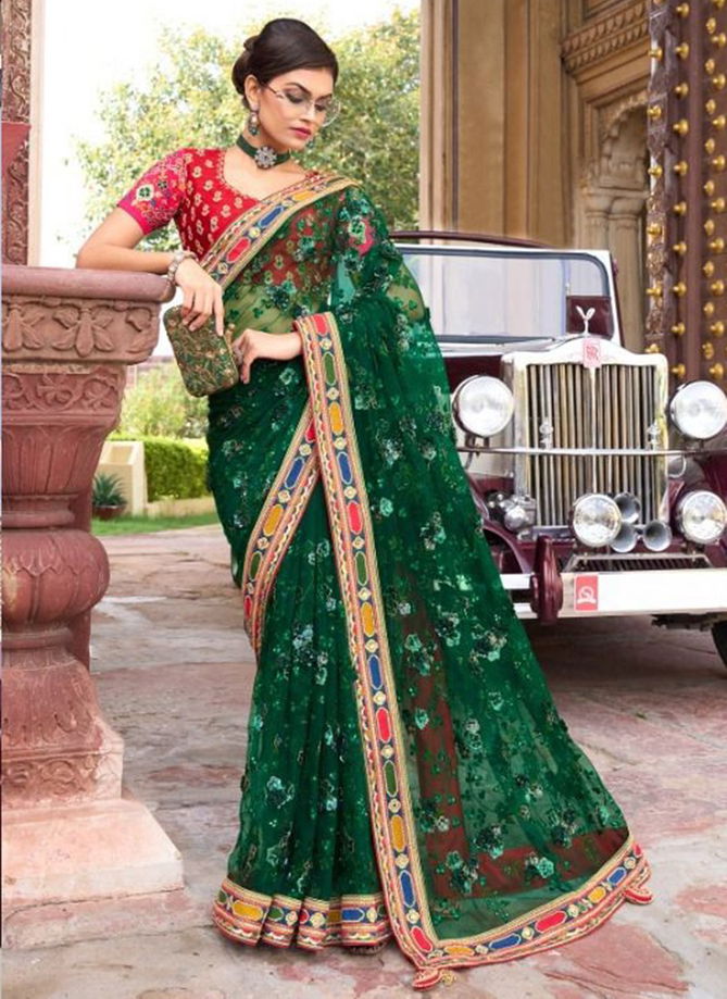 Swarovski Vol 5 Designer Wholesale Party Wear Sarees