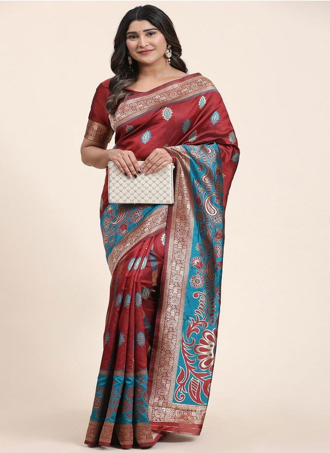 BK 8741 Vedika Banarasi Silk Saree Catalog