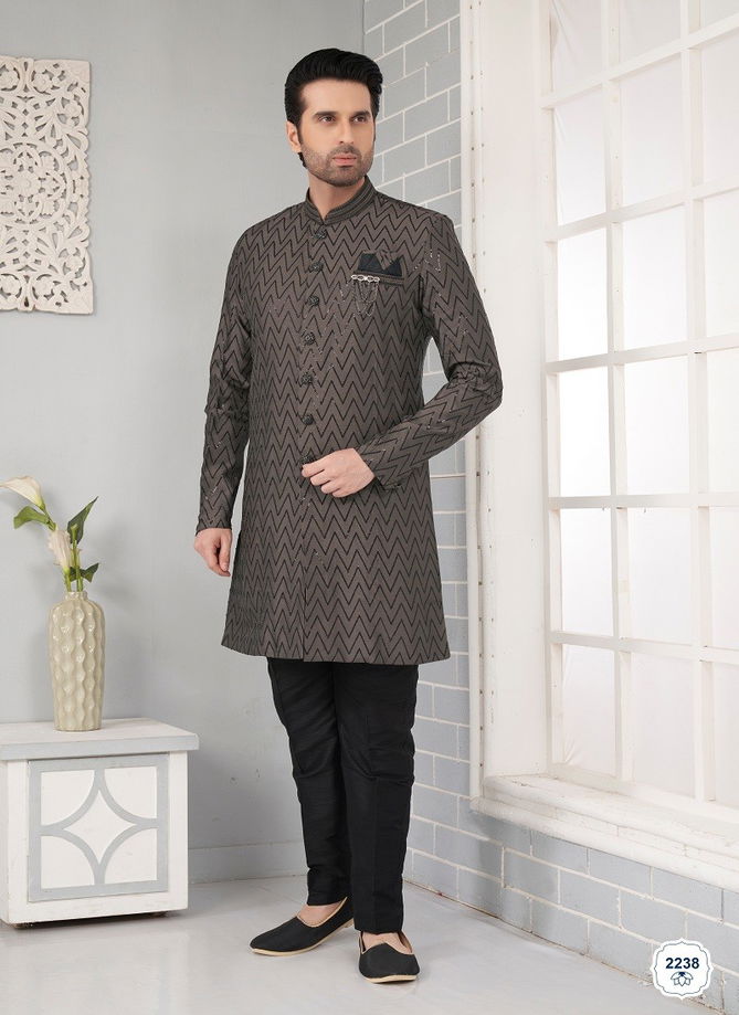 Wedding Wears Art Embroidered Silk Kurta Pajama Suppliers In Mumbai