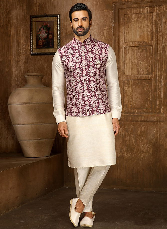 Ethnic Wear Exclusive Wholesale Kurta Pajama With Jacket Collection