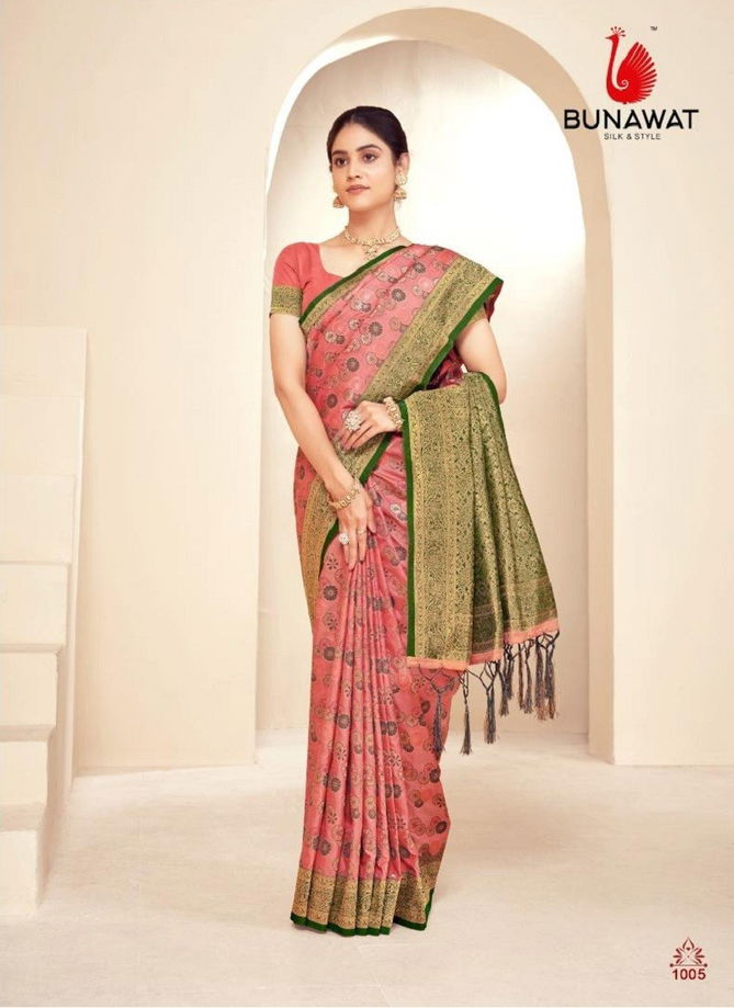 Majesrik Silk By Bunawat Printed Paithani Silk Saree Wholesale Clothing Distributors In India