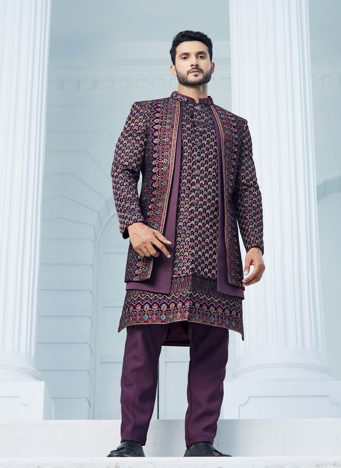 Function wear Mens Jacket Set Indo Western Catalog