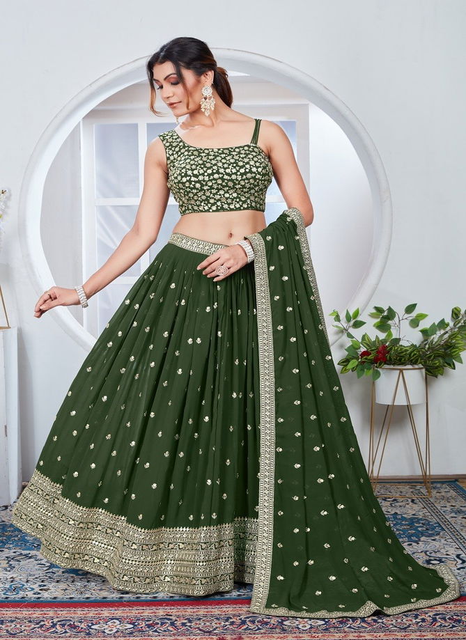 DZ 2239 To 2245 Designer Fox Georgette Wedding Wear Lehenga Choli Orders In India