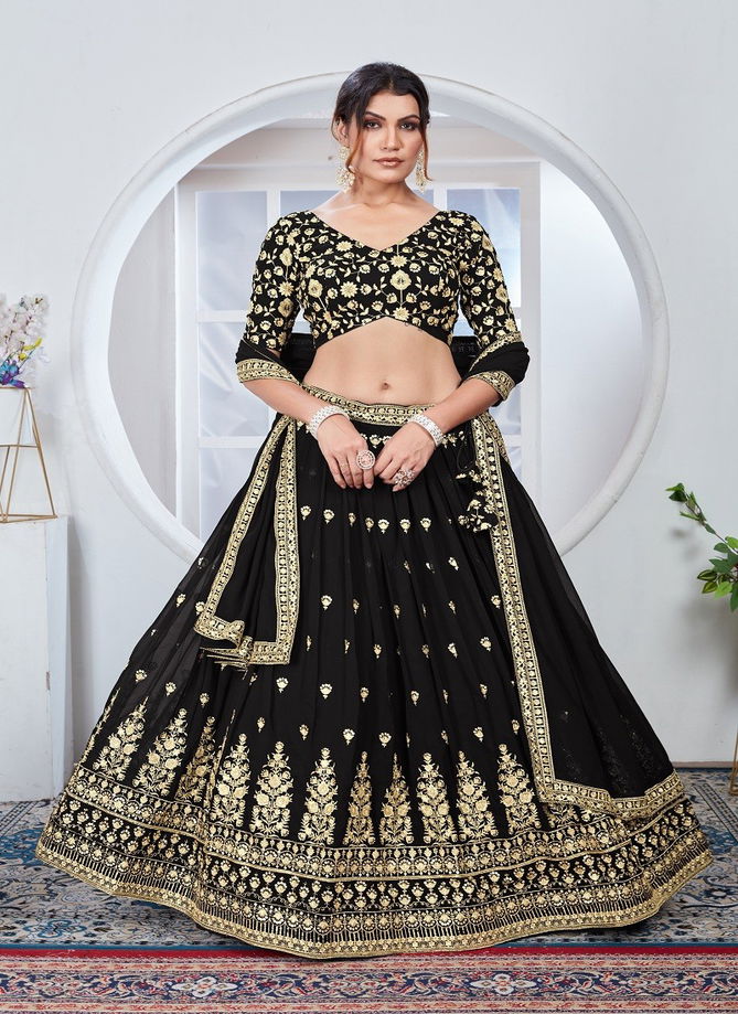 DZ 2239 To 2245 Designer Fox Georgette Wedding Wear Lehenga Choli Orders In India