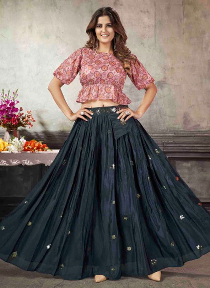 Frill & Flare Vol 5 By Khushboo Indowestern Lehenga Catalog