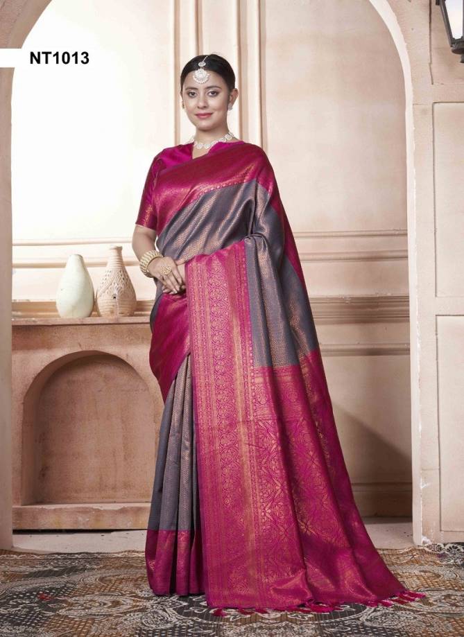 Natasa By 3 Of Kubera Pattu Kanjivaram Silk Sarees Wholesale Online