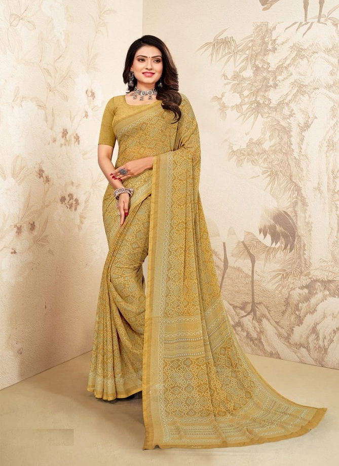 Star Chiffon 97th Edition By Ruchi Daily Wear Saree Catalog