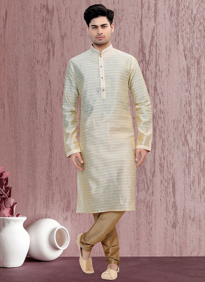 Fawn Padma Creation Function Wear Kurta Pajama Catalog 1185