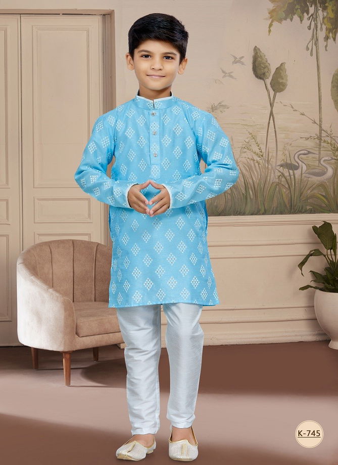 Kids Vol 4 Boys Wear Kurta Pajama And Indo Western Catalog