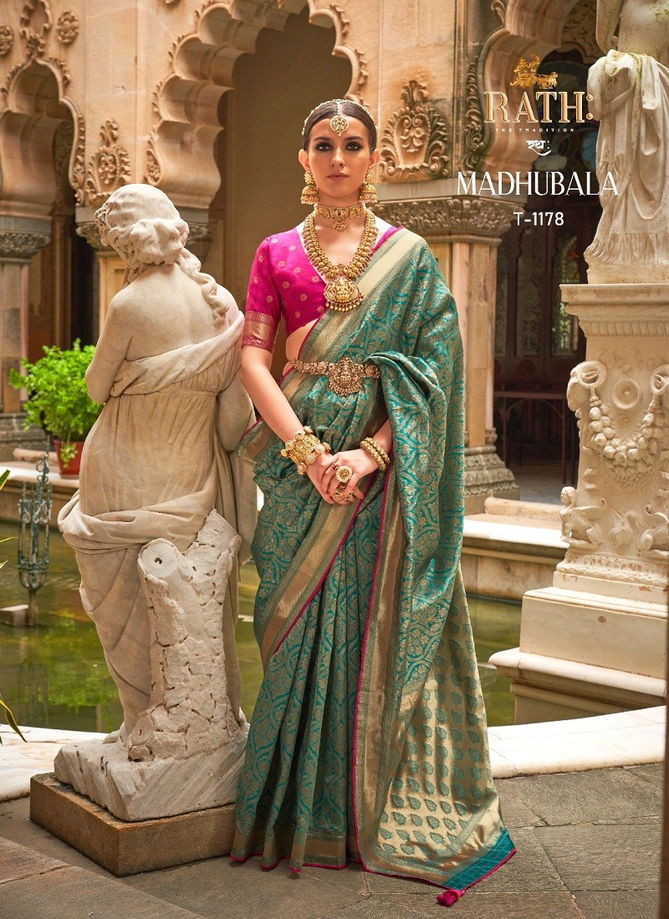 Madhubala By Rath Silk Printed Wedding Saree Wholesale Shop In Surat