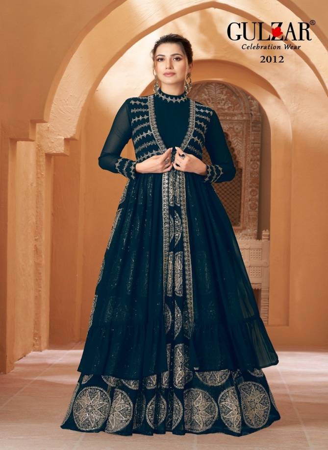 Romaa By Gulzar Georgette Wedding Wear Gown With Dupatta Suppliers In India