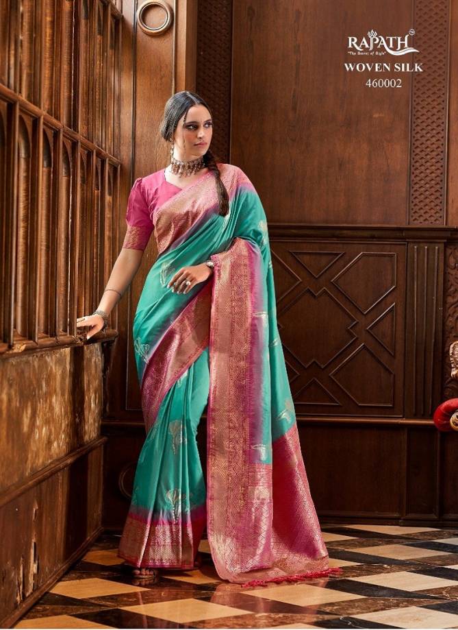 Roseberry Silk By Rajpath Pure Weaving Silk Sarees Online Wholesale