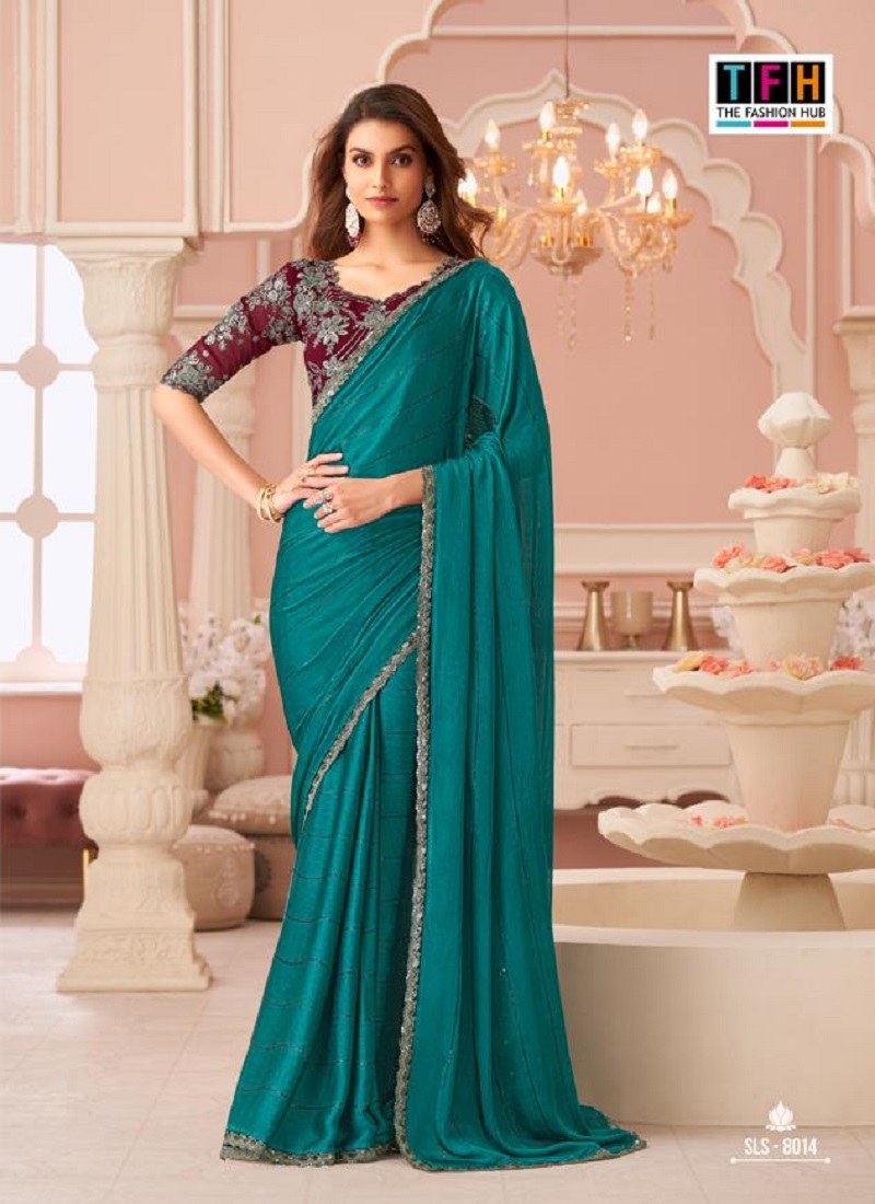 Salsa Style 4 By TFH Party Wear Sarees Suppliers In India