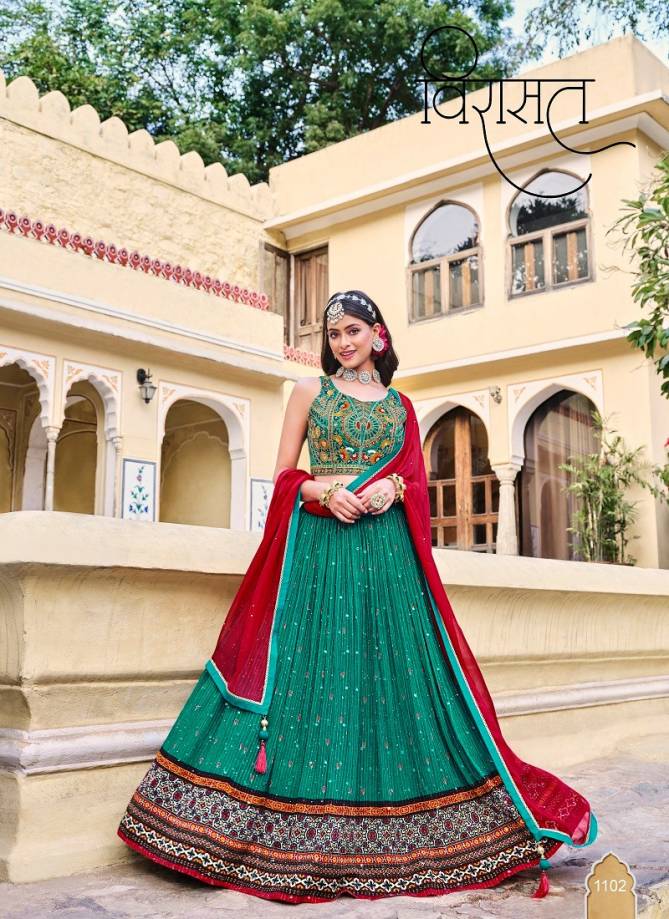 Titliya By Virasat Chinon Wedding Wear Lehenga Choli Wholesale Online